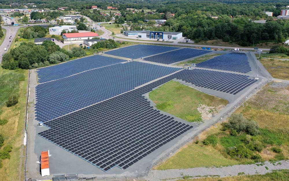 Planta de energía solar a escala de servicios públicos de 3MW
