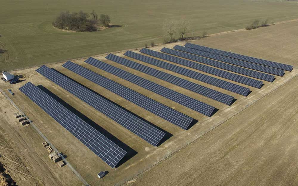 Planta de energía solar de 1MW en Polonia
