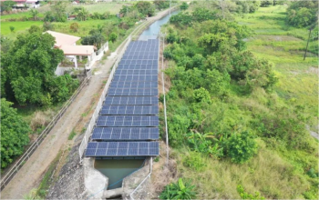 El primer proyecto de riego solar cubierto por un acueducto de Filipinas entra en funcionamiento