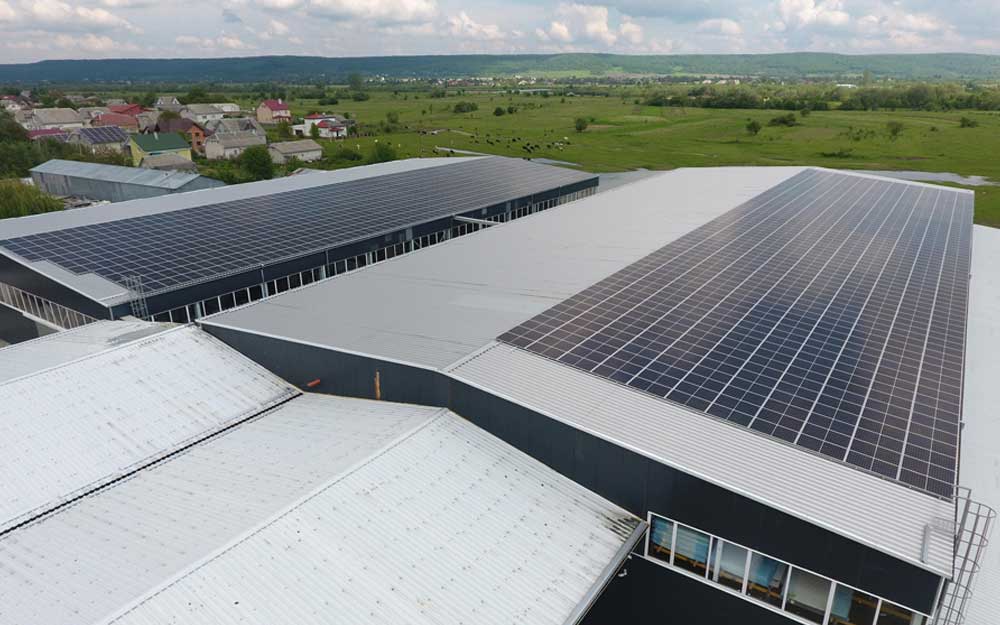 Planta de energía solar comercial de 1MW en el Reino Unido
