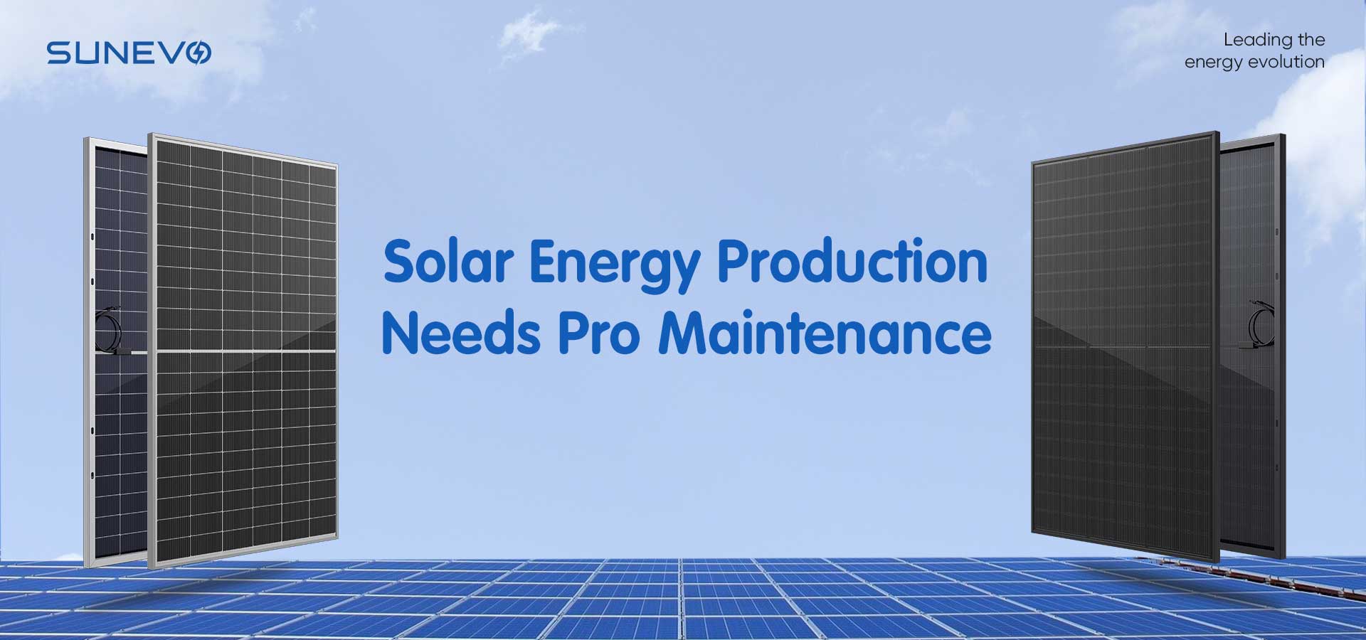 Aproveche Pro Maintenance para una creación óptima de energía solar