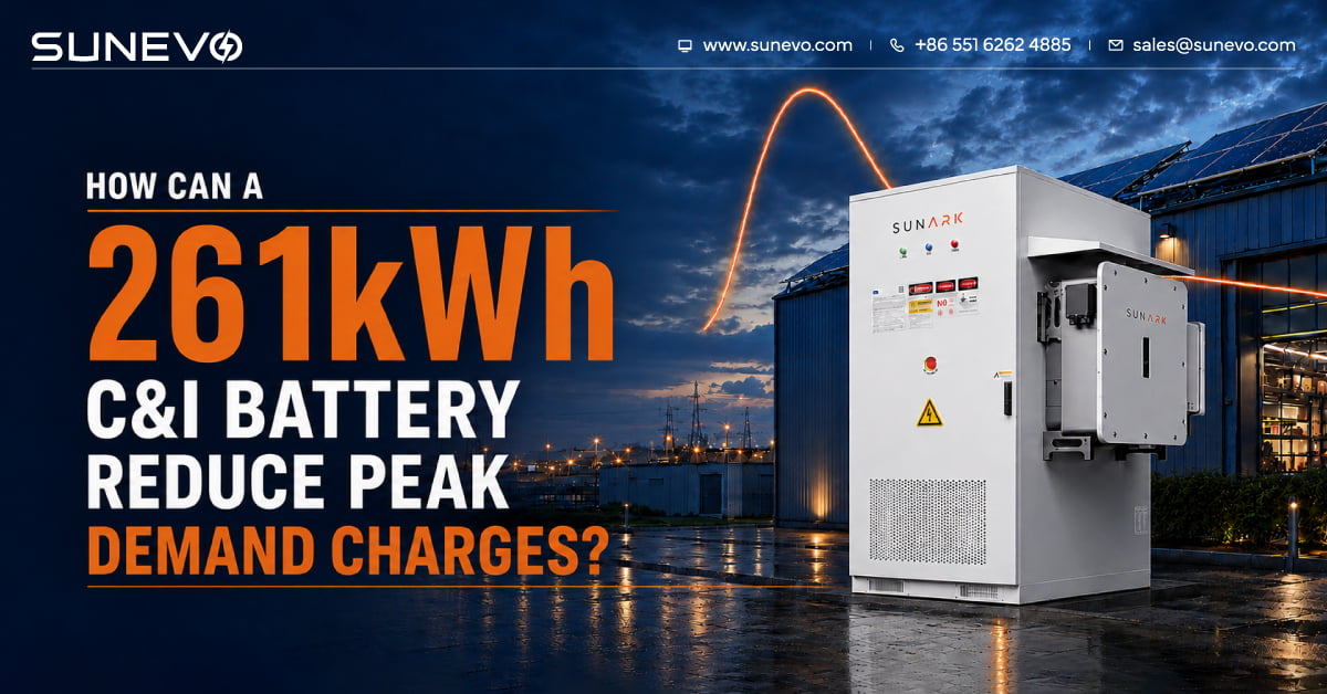 How Can a 261kWh C&I Battery Reduce Peak Demand Charges?